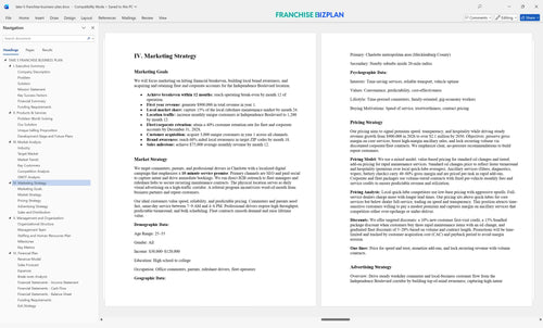 take 5 franchise business plan 4