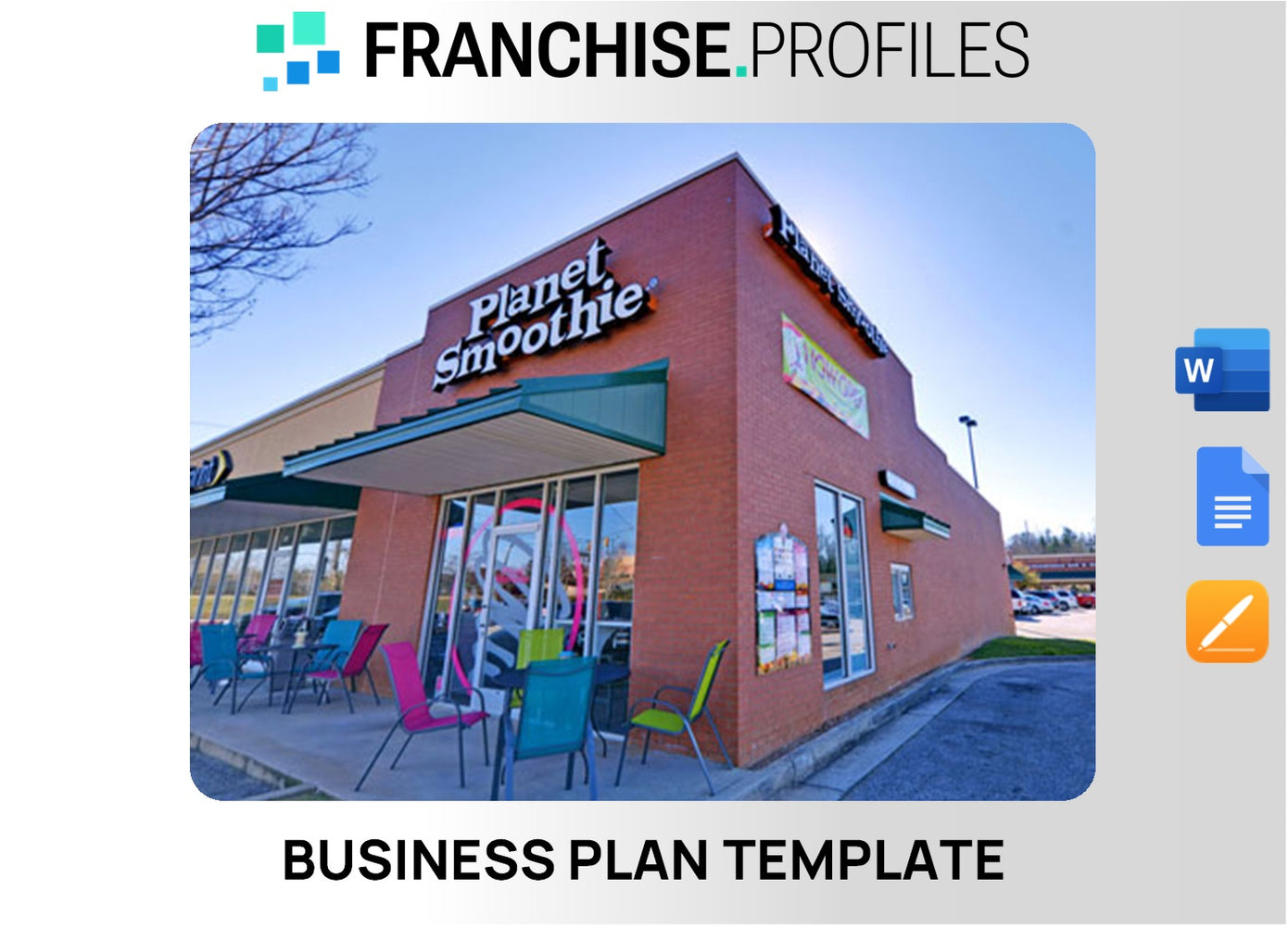 TASTI D-LITE/PLANET SMOOTHI Franchise Business Plan Template
