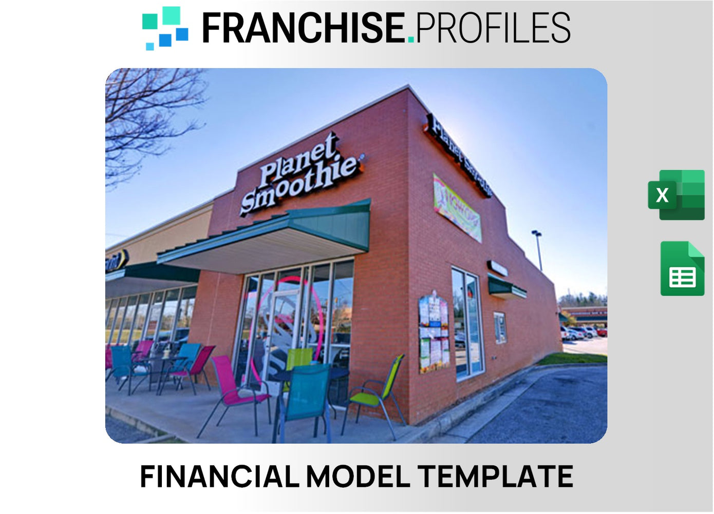 TASTI D-LITE/PLANET SMOOTHI Franchise Financial Model Template