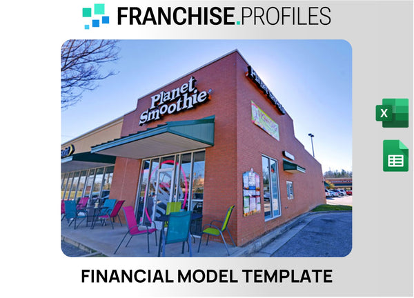 TASTI D-LITE/PLANET SMOOTHI Franchise Financial Model Template