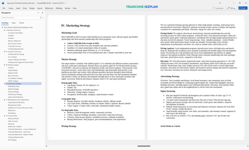 tga sports franchise business plan 4