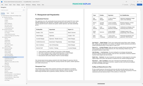 the bar method franchise business plan 5