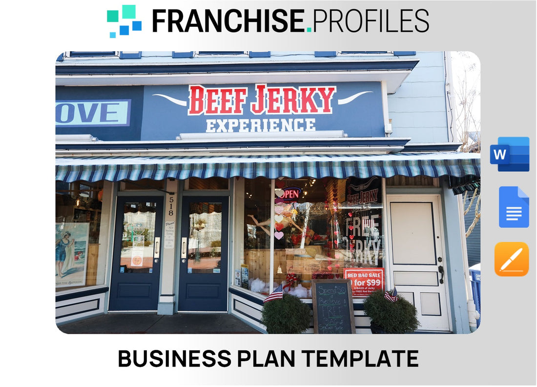The Beef Jerky Experience Franchise Business Plan Template