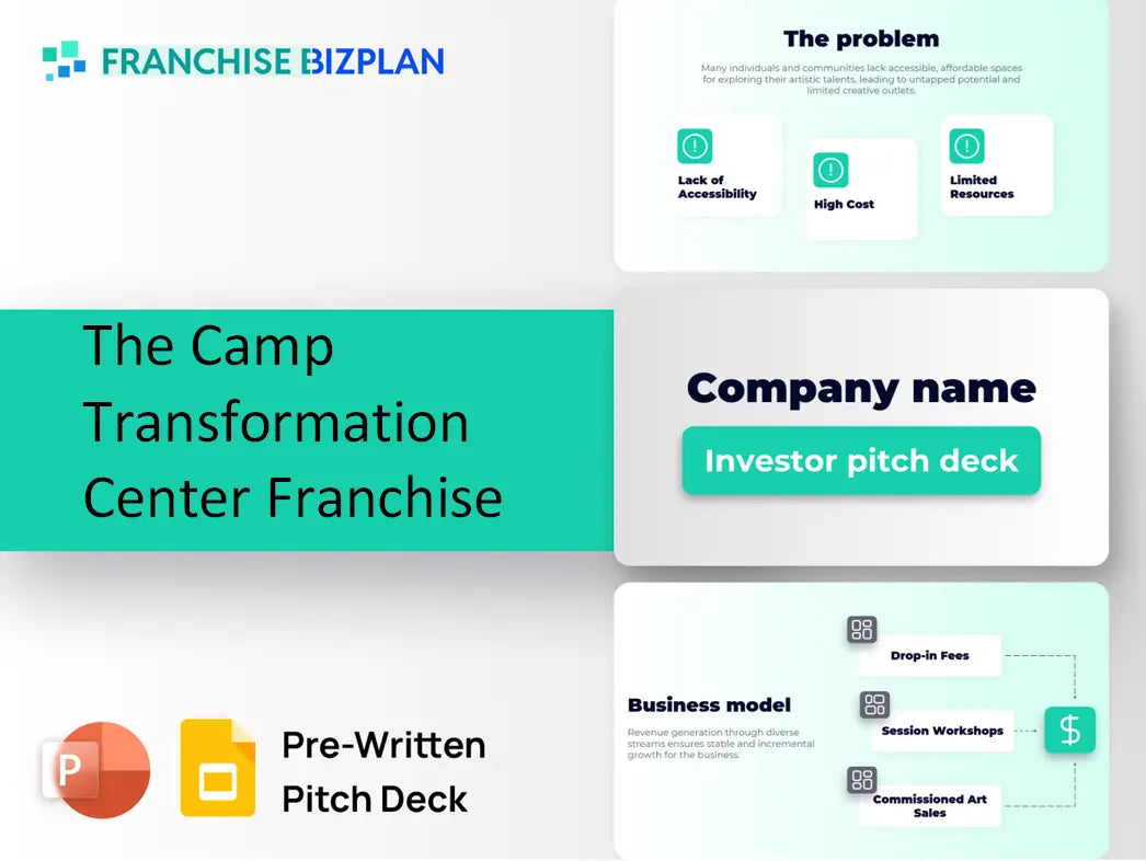 The Camp Transformation Center Franchise Investment Pitch Deck 2026
