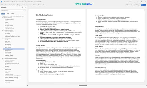 the dentists choice franchise business plan 4