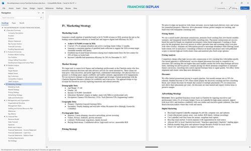 the entrepreneurs source franchise business plan 4