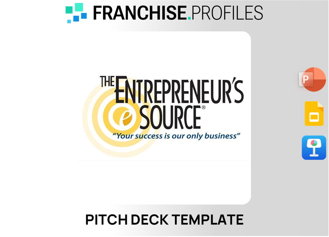 The Entrepreneur's Source Franchise Pitch Deck Template