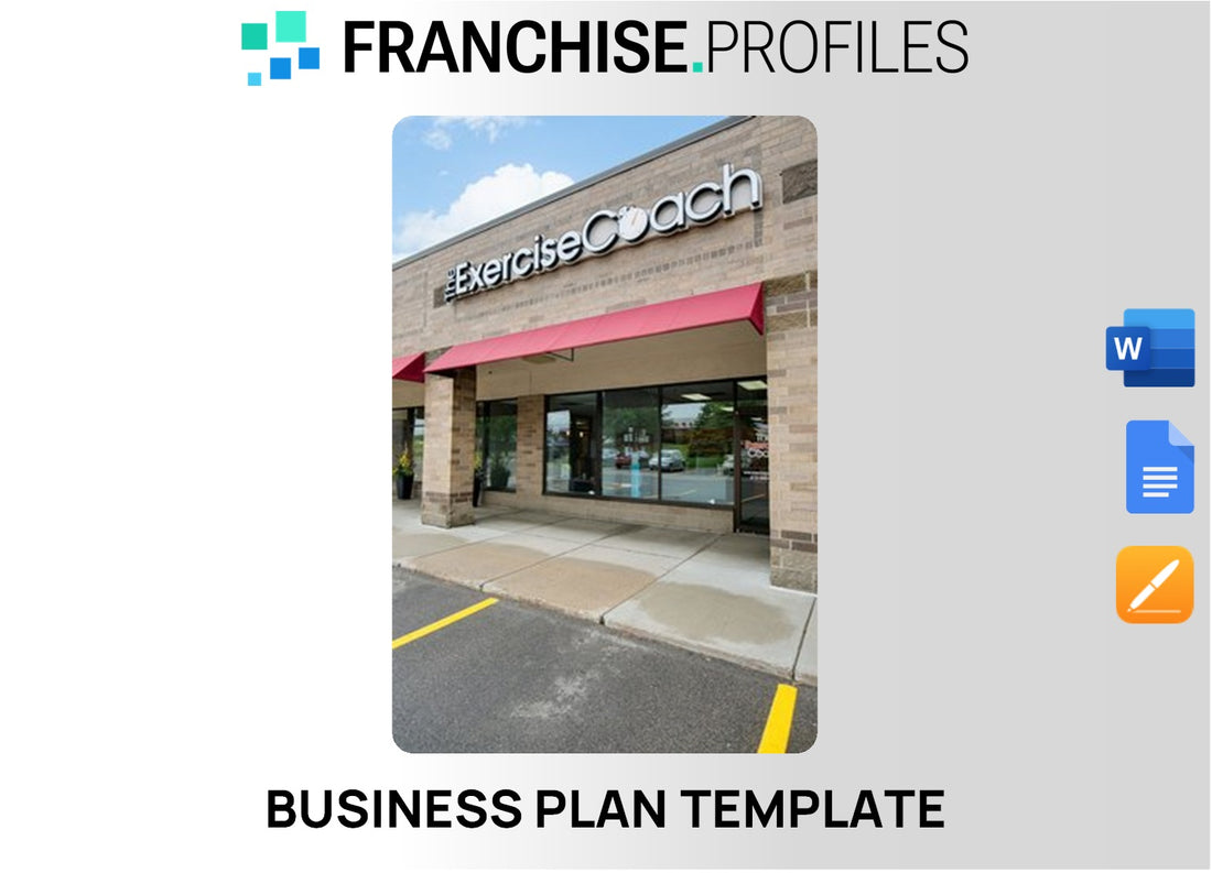 The Exercise Coach Franchise Business Plan Template