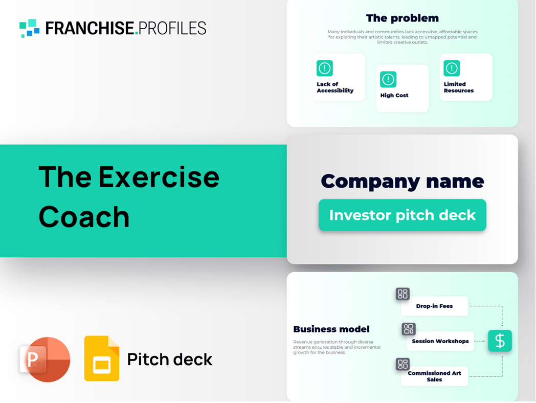 The Exercise Coach Franchise Pitch Deck Template