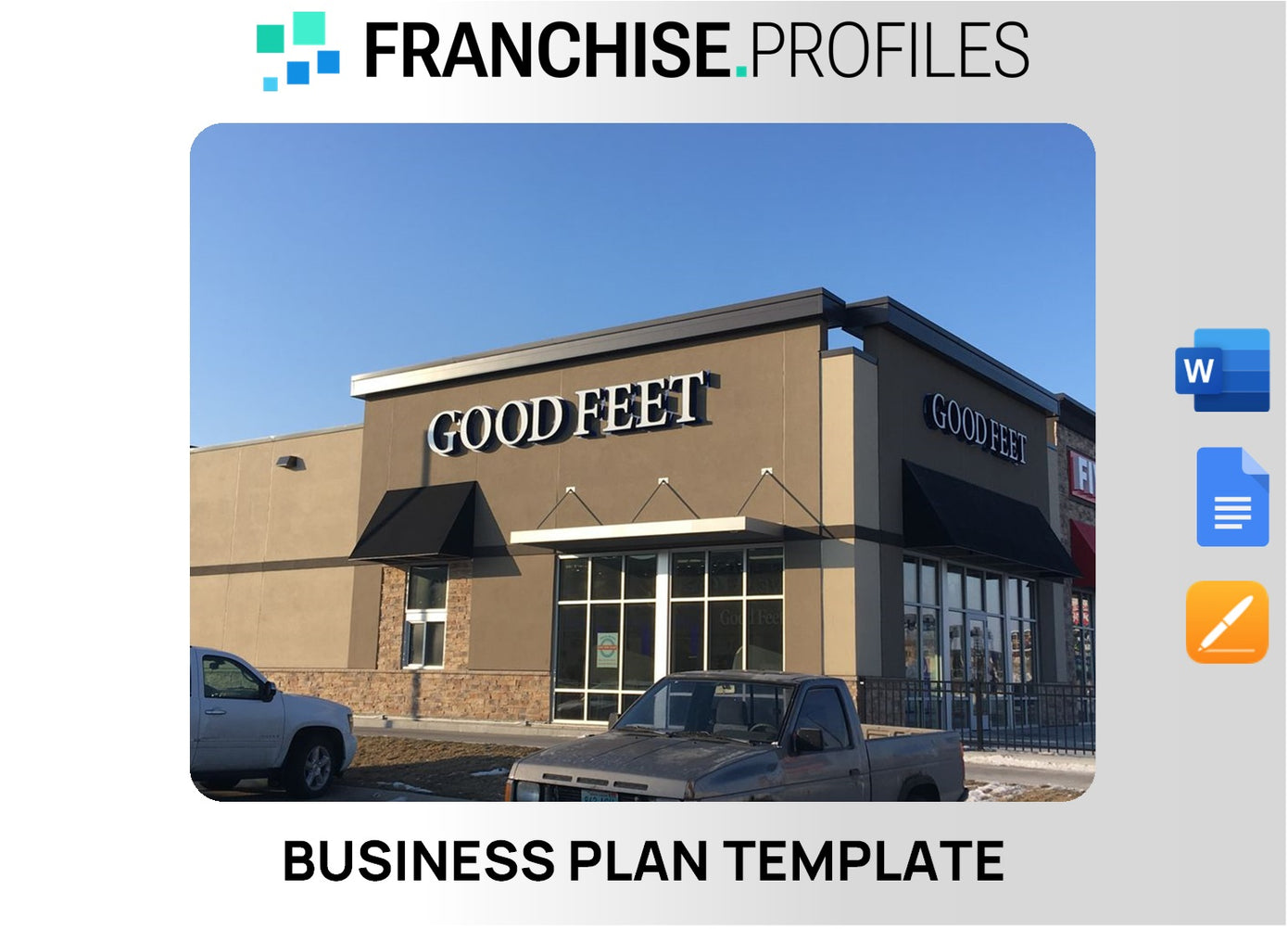 The Good Feet Store Franchise Business Plan Template