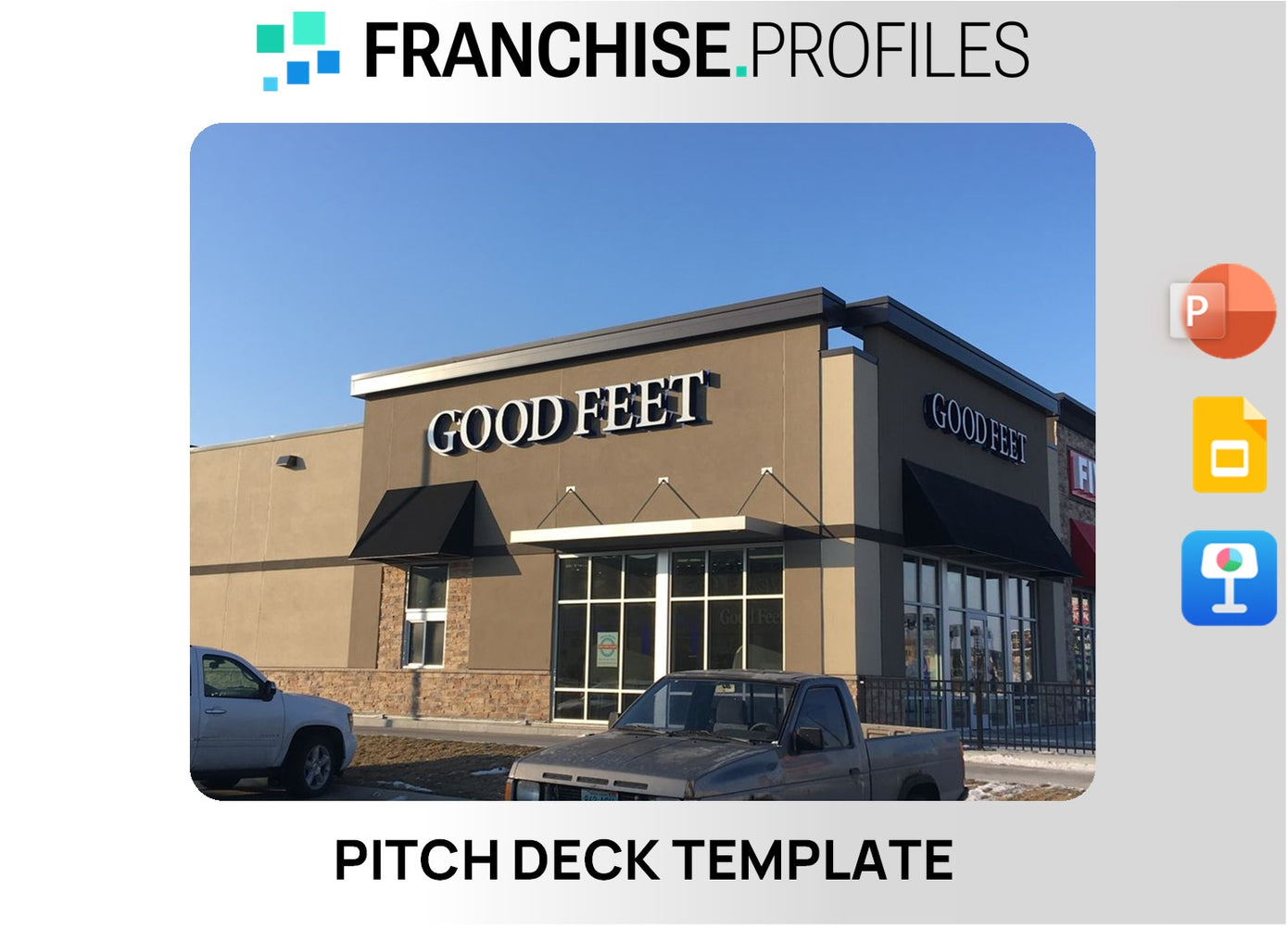 The Good Feet Store Franchise Pitch Deck Template