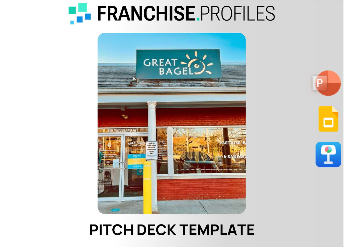 The Great American Bagel Franchise Pitch Deck Template