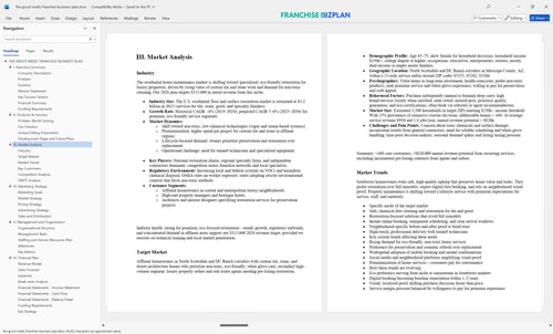 the grout medic franchise business plan 3