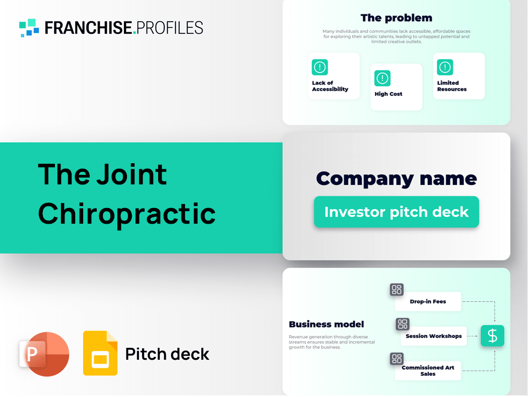 The Joint Chiropractic Franchise Pitch Deck Template