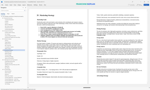 the learning experience franchise business plan 4