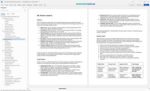 the maids franchise business plan 3