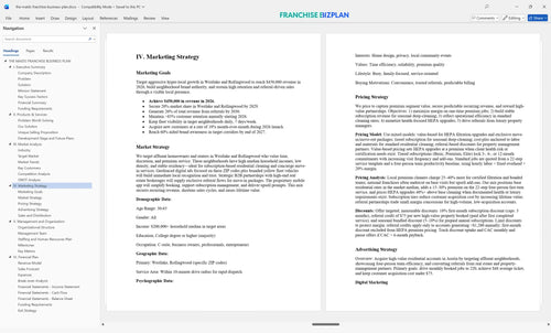 the maids franchise business plan 4