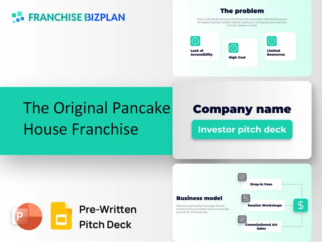 The Original Pancake House Franchise Investment Pitch Deck 2026