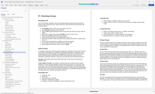the scout guide franchise business plan 4