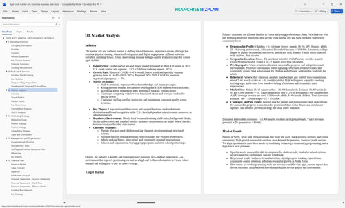 tiger rock martial arts franchise business plan 3