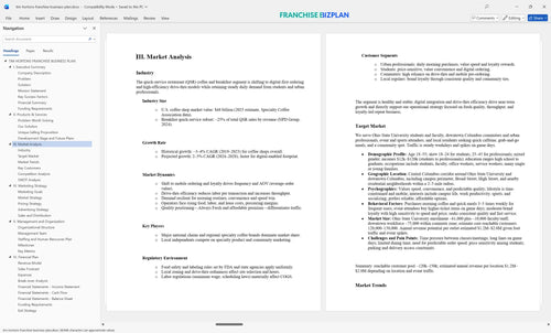 tim hortons franchise business plan 3
