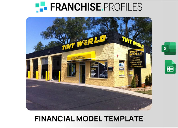 Tint World Franchise Financial Model Template