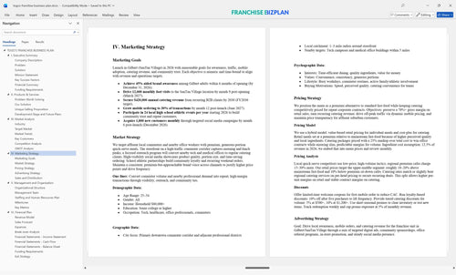 togos franchise business plan 4