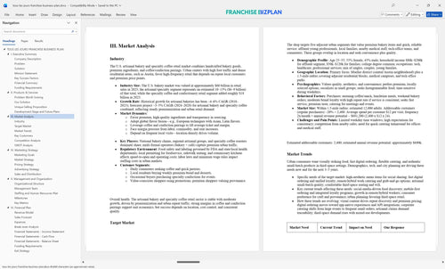 tous les jours franchise business plan 3