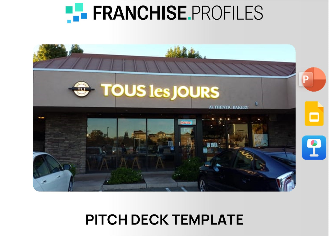 Tous Les Jours Franchise Pitch Deck Template