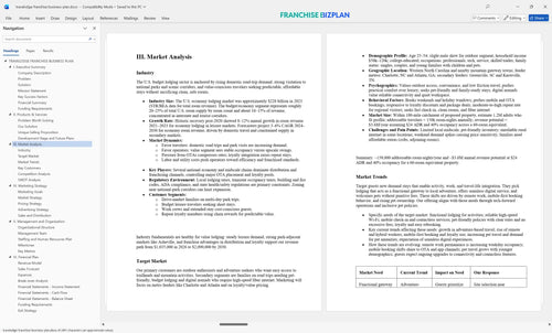 travelodge franchise business plan 3