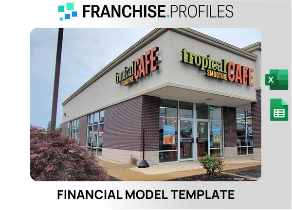 Tropical Smoothie Cafe Franchise Financial Model Template