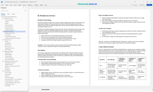 tru franchise business plan 2