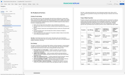 trublue franchise business plan 2