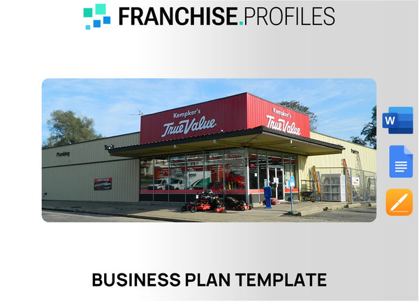 True Value Rental Franchise Business Plan Template