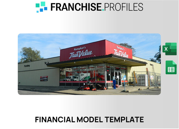 True Value Rental Franchise Financial Model Template