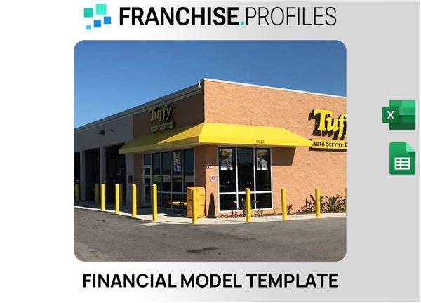 Tuffy Auto Service Centers Franchise Financial Model Template