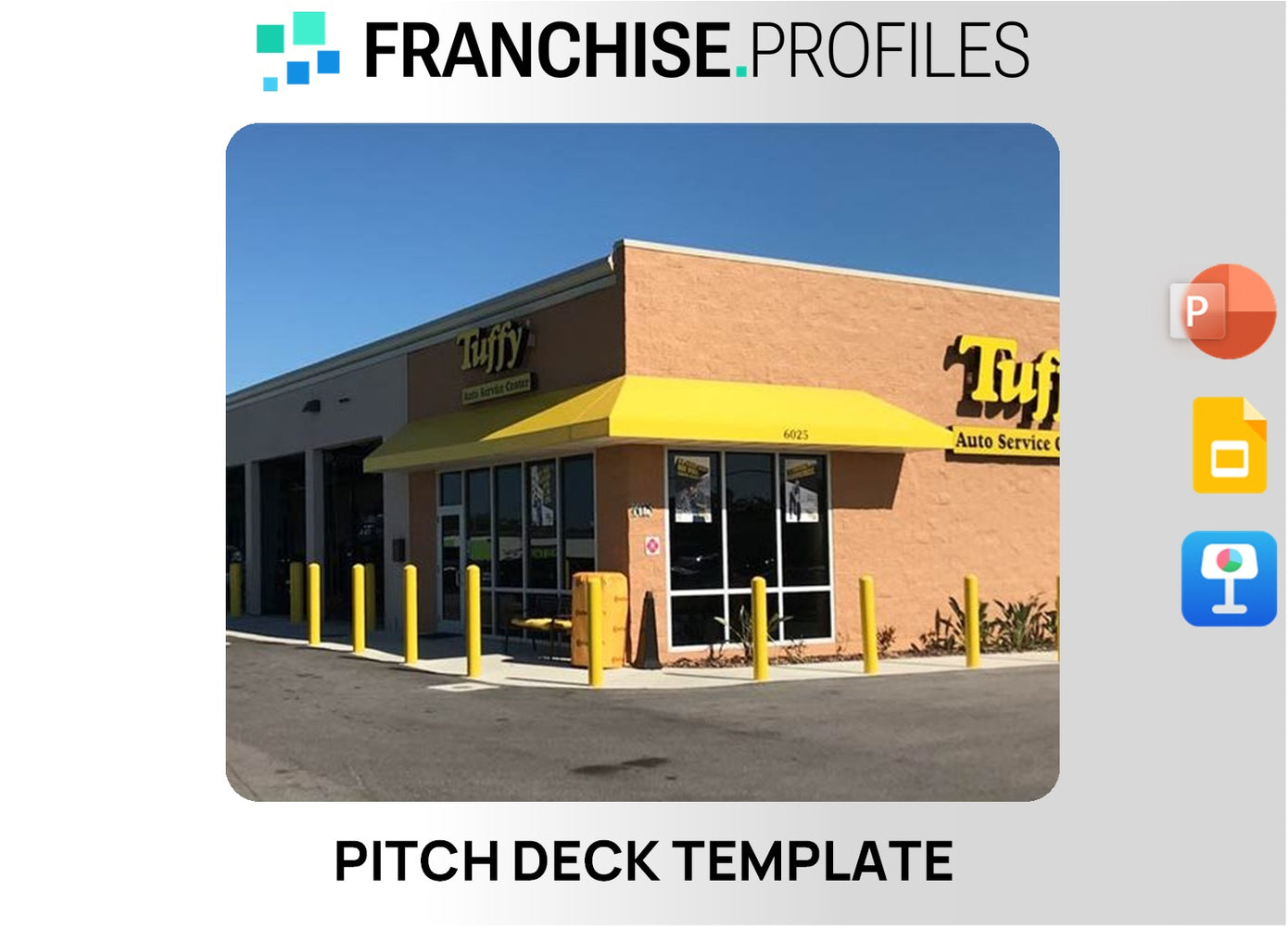 Tuffy Auto Service Centers Franchise Pitch Deck Template