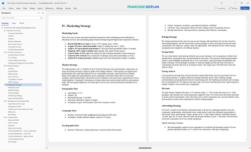 tutor doctor franchise business plan 4