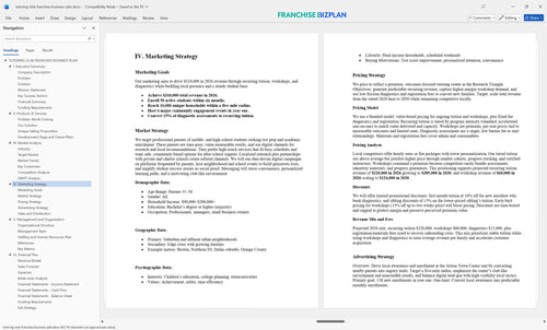 tutoring club franchise business plan 4