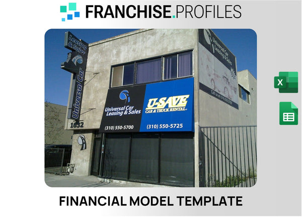 U-Save Car and Truck Rental Franchise Financial Model Template