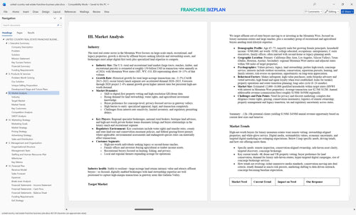 united country real estate franchise business plan 3