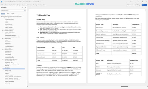 usa insulation franchise business plan 6