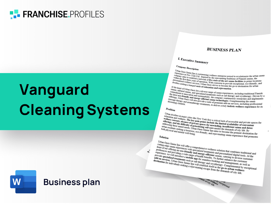 Vanguard Cleaning Systems Franchise Business Plan Template