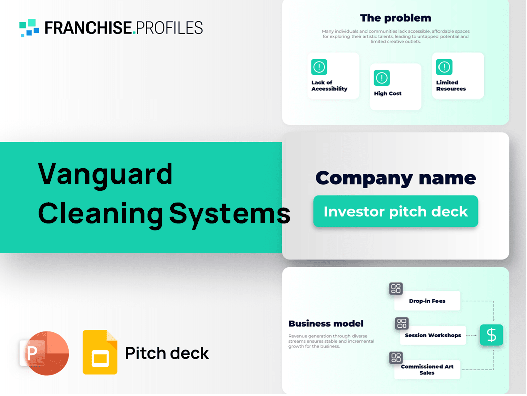 Vanguard Cleaning Systems Franchise Pitch Deck Template