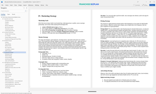 villa pizza franchise business plan 4