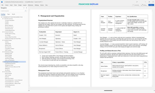 vs barbershop franchise business plan 5