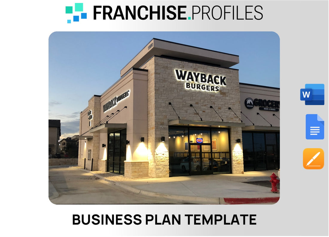 Wayback Burgers Franchise Business Plan Template