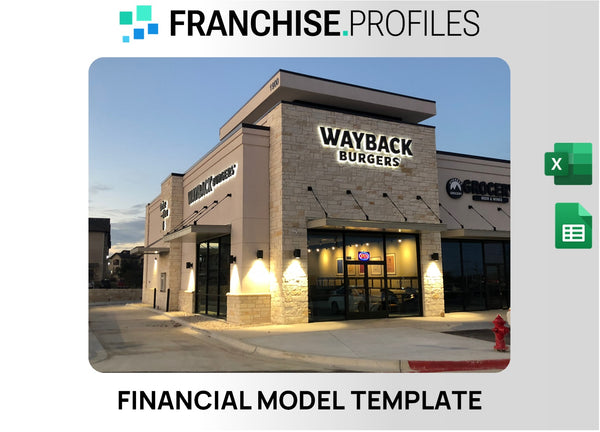 Wayback Burgers Franchise Financial Model Template