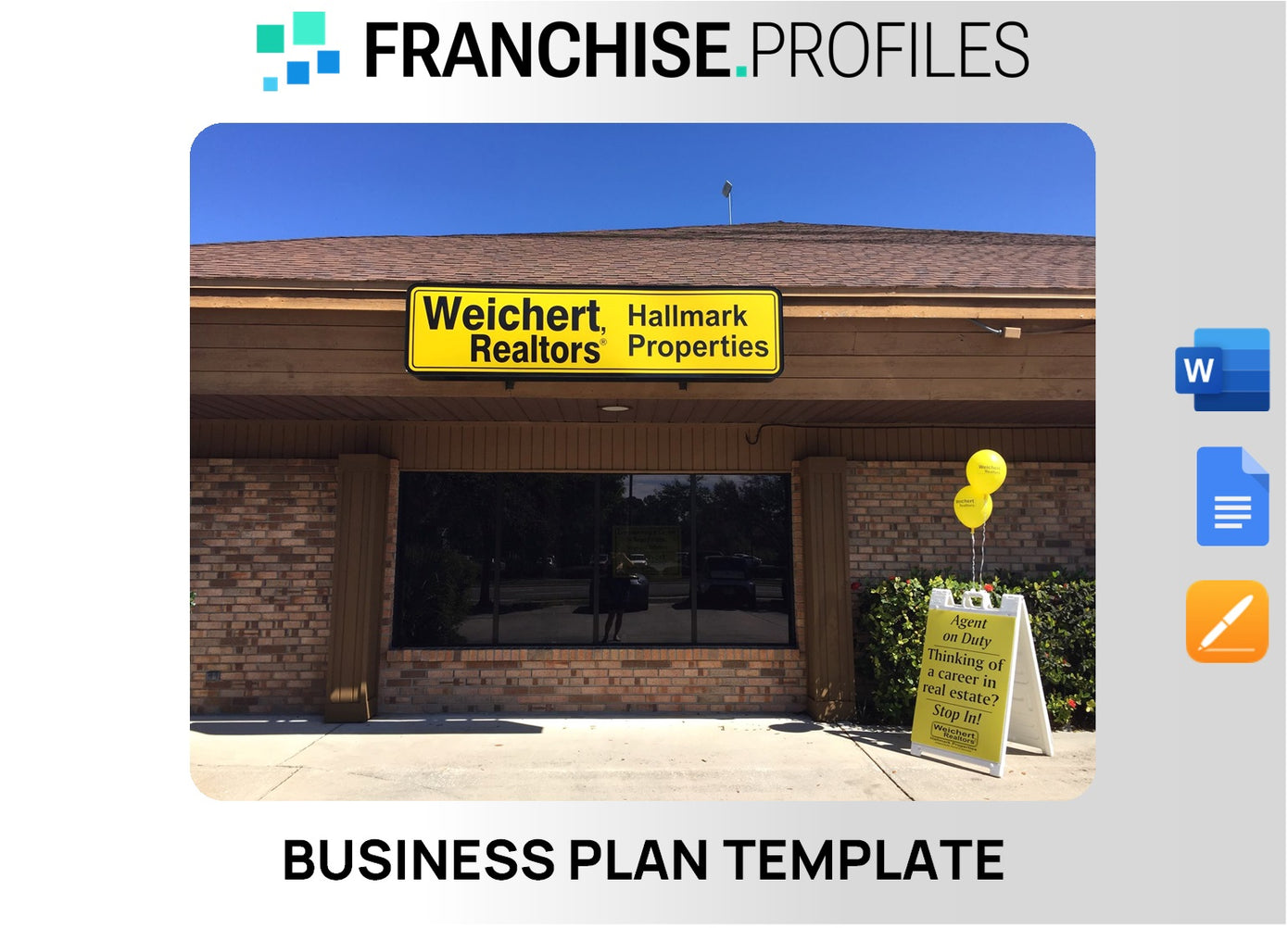Weichert Realtors Franchise Business Plan Template