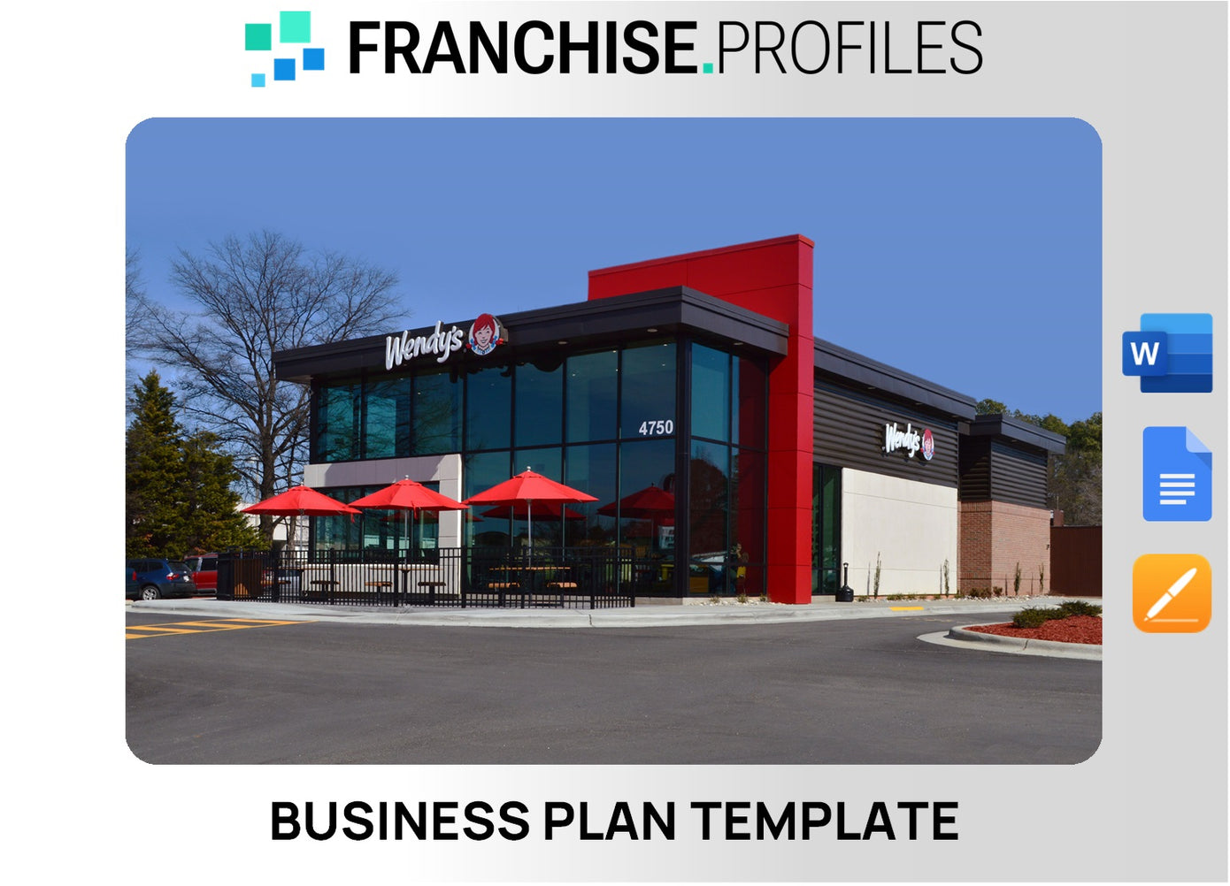 Wendy's Franchise Business Plan Template